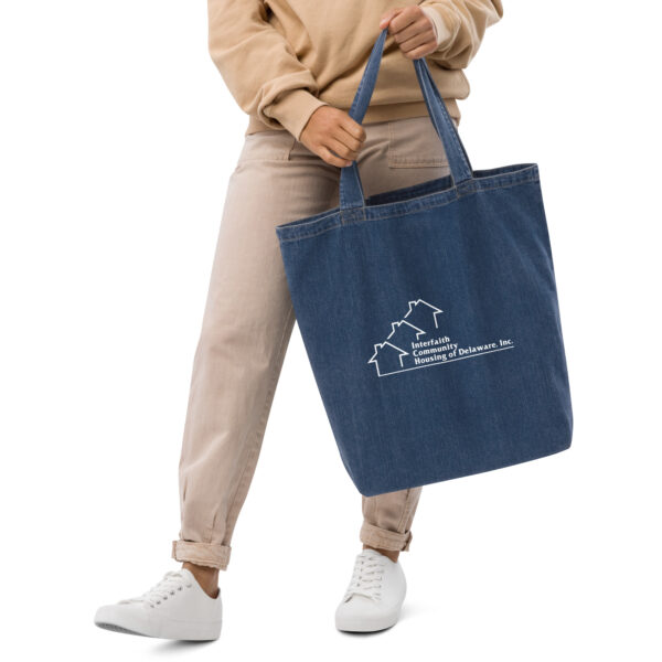 Organic denim tote bag - Image 7