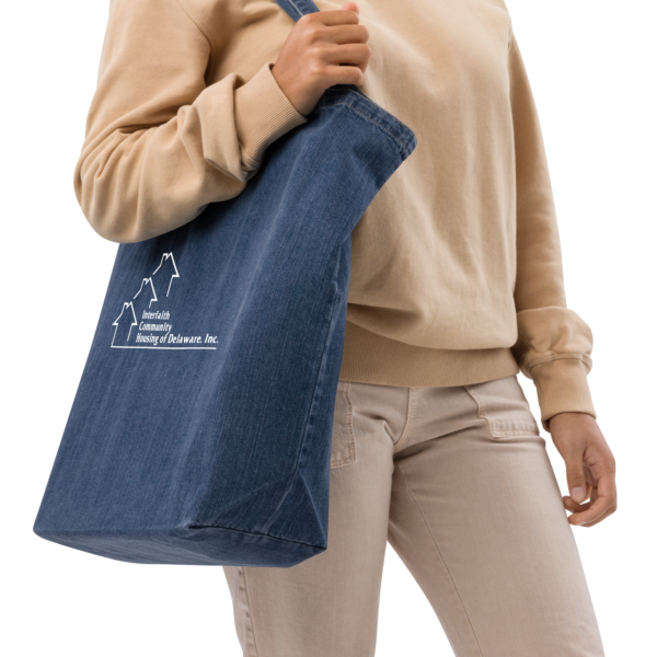 Organic denim tote bag - Image 6