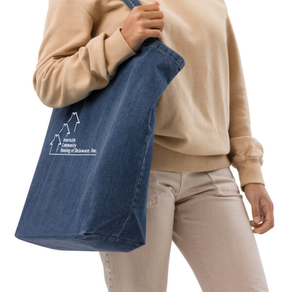 Organic denim tote bag - Image 10